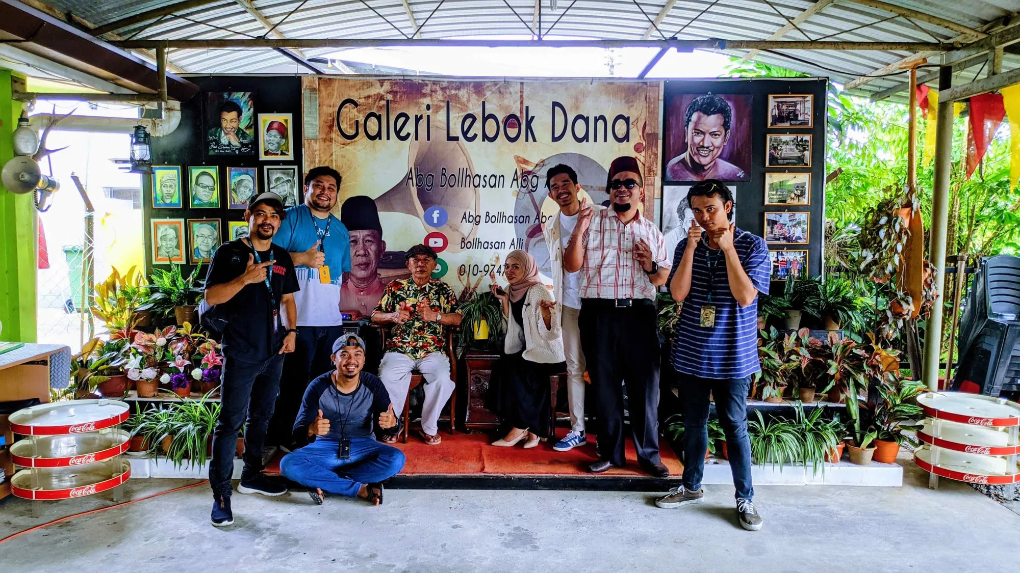 Sesi Rakaman Rancangan Borak Teh C Peng Musim - TVS — Galeri Lebok Dana