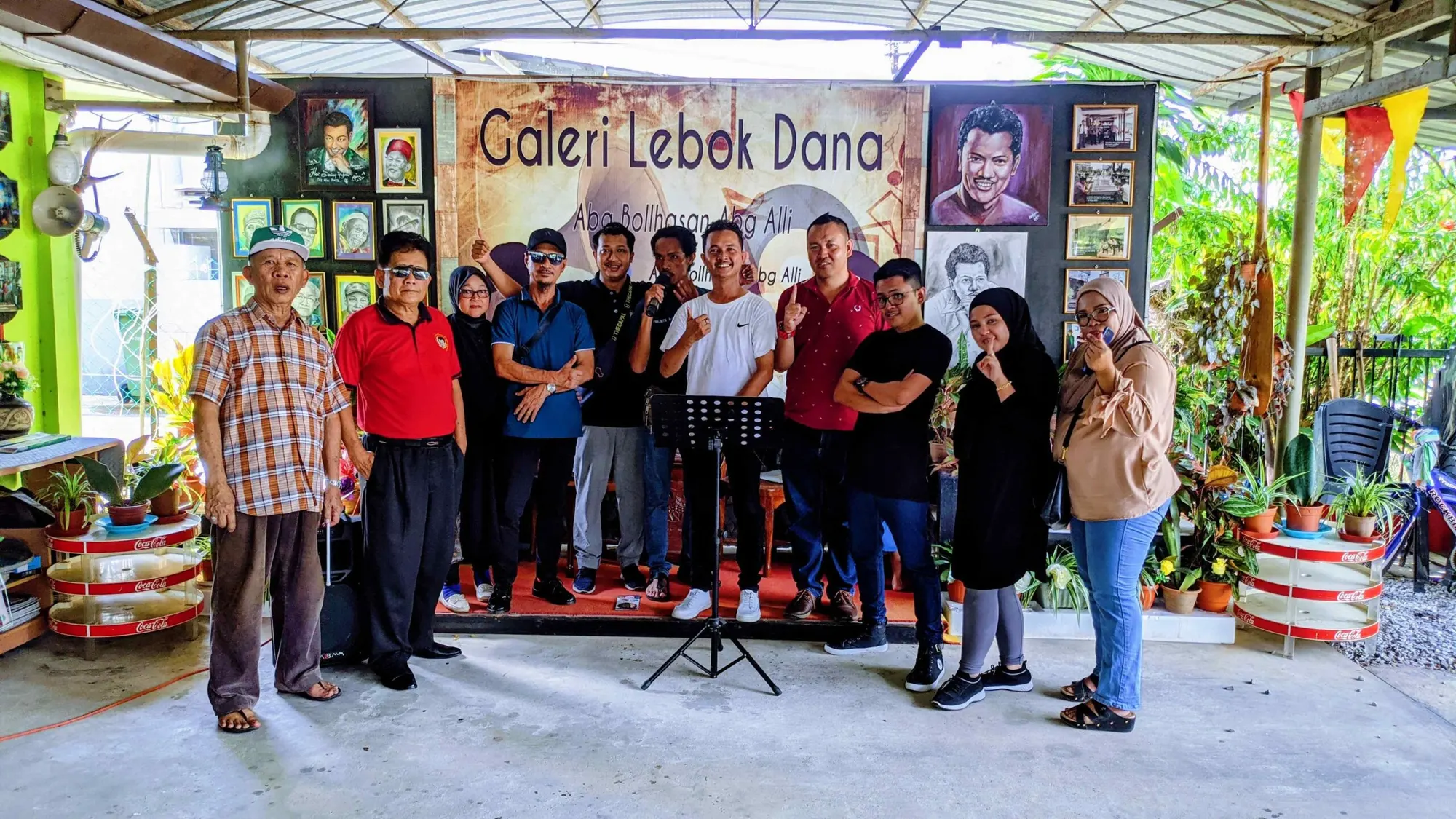 Kunjungan daripada Rombongan Wakil P.Ramlee & Saloma Zon Tengah — Galeri Lebok Dana