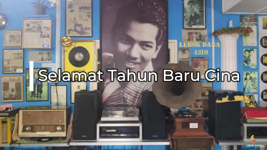 Selamat Tahun Baru Cina — rakaman piring hitam dari koleksi Galeri Lebok Dana