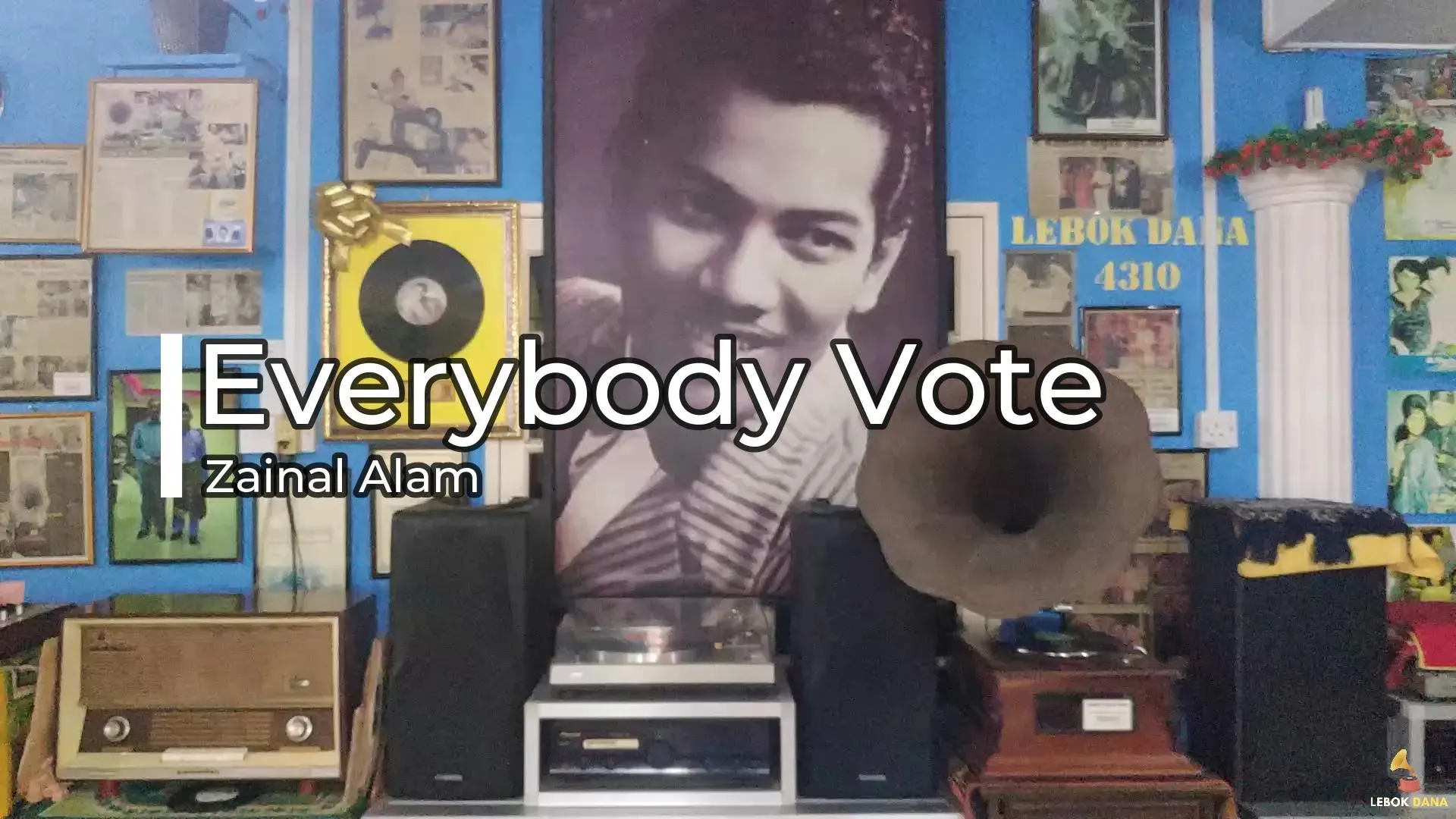 Zainal Alam - Everybody Vote — rakaman piring hitam dari koleksi Galeri Lebok Dana