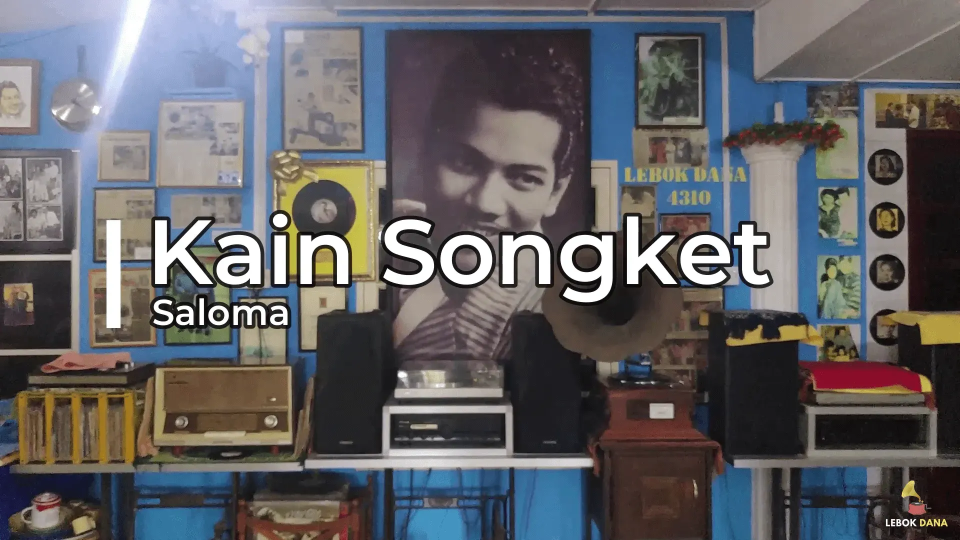 Saloma - Kain Songket — rakaman piring hitam dari koleksi Galeri Lebok Dana